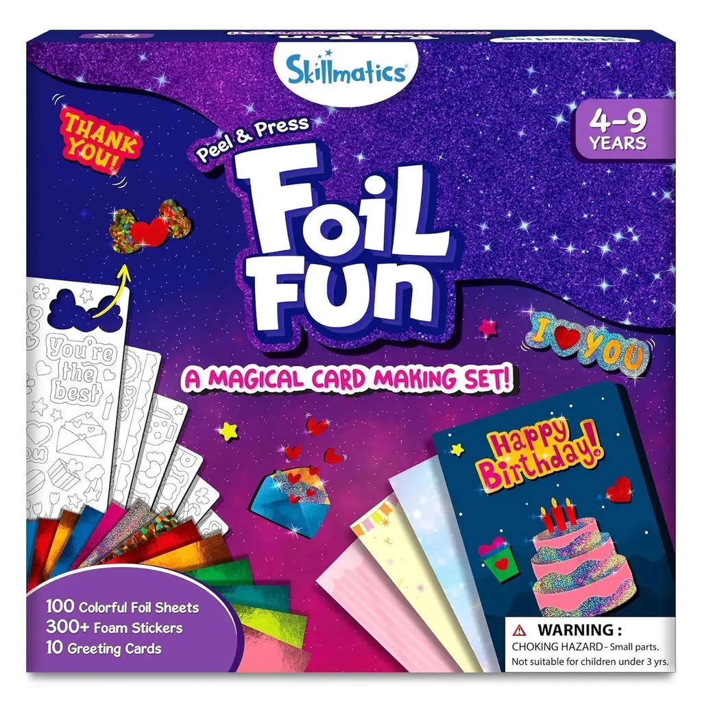 Skillmatics Foil Fun A Magical Card Making Set - Naivri