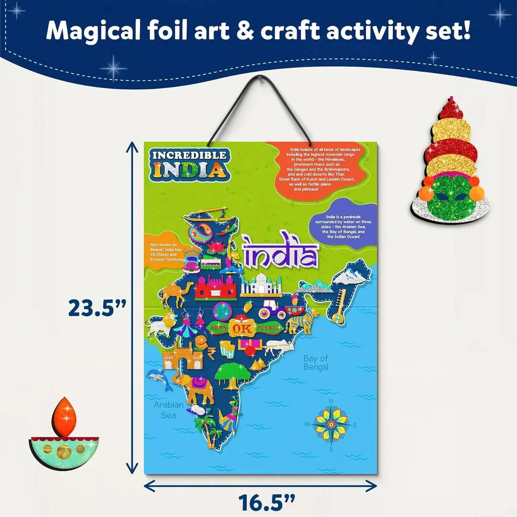 Skillmatics Foil Fun Incredible India - Naivri