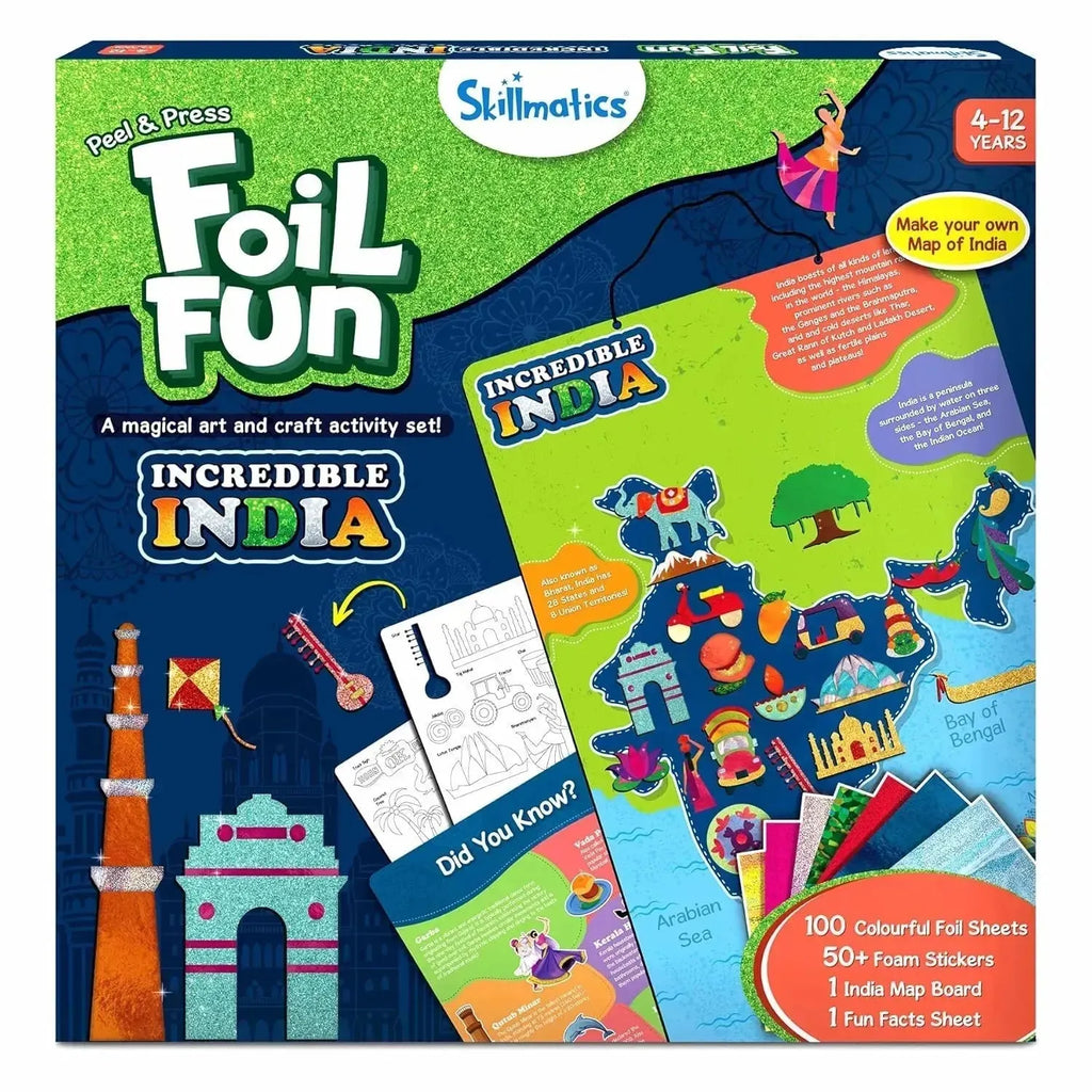 Skillmatics Foil Fun Incredible India - Naivri