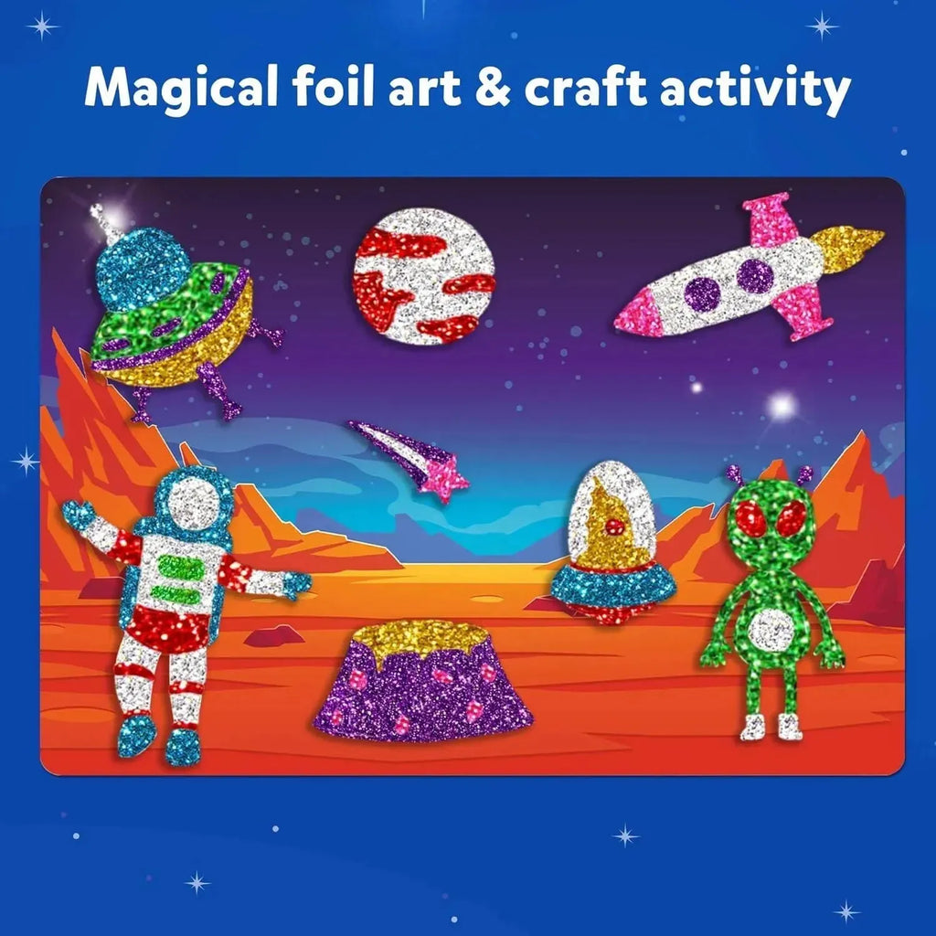 Skillmatics Foil Fun Up in Space - Naivri