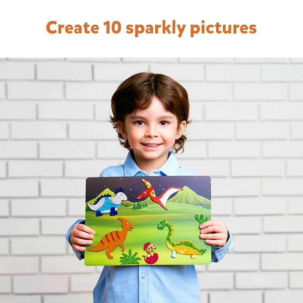 Skillmatics Foil Fun World of Dinosaurs – Creative Art & Craft Activity for Kids - Naivri
