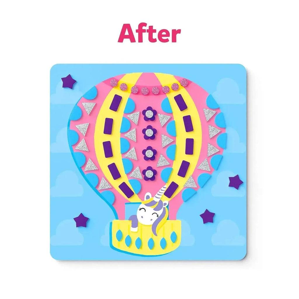 Skillmatics Fun With Foam – Unicorns & Princesses | 800+ Foam Stickers | No-Mess Creative Art Kit for Kids Ages 3–7 - Naivri