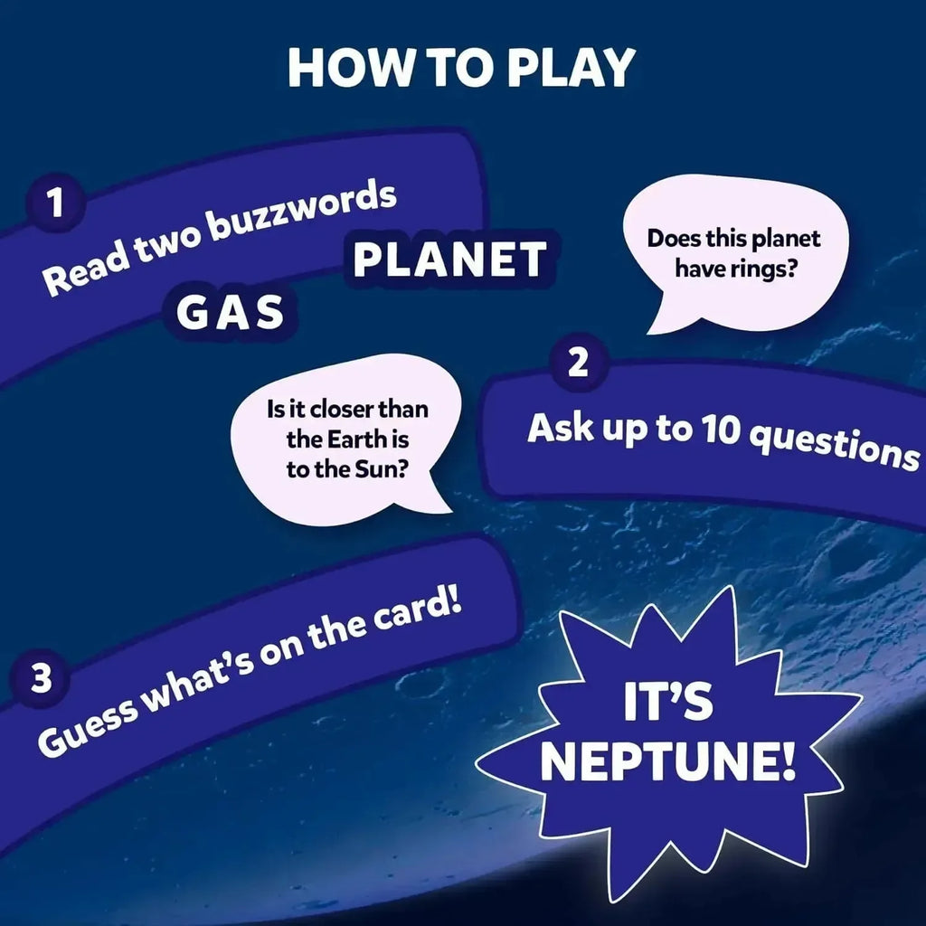 Skillmatics Guess in 10 All About Space – Educational Space-Themed Card Game for Kids Ages 8+ | 50 Game Cards, Clue Cards & Bonus Questions | Promotes Critical Thinking & Family Fun - Naivri