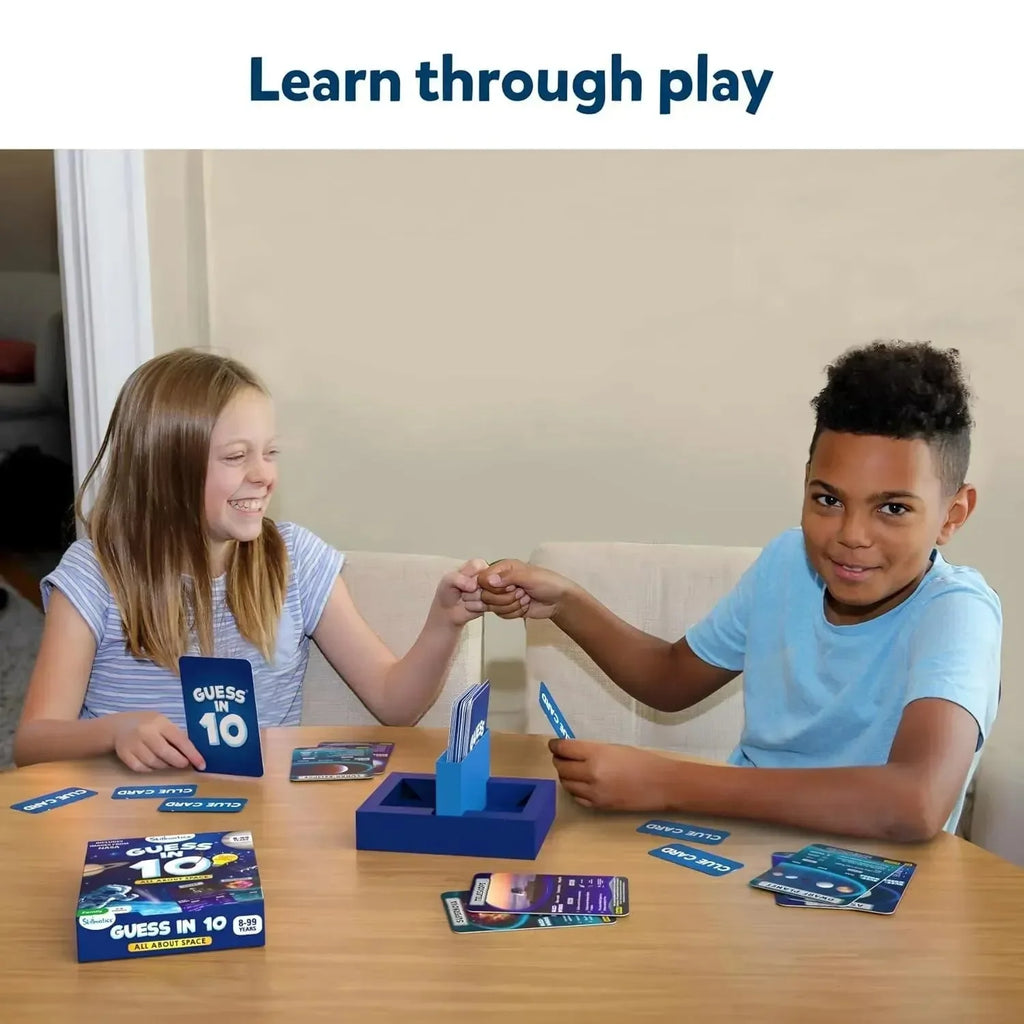 Skillmatics Guess in 10 All About Space – Educational Space-Themed Card Game for Kids Ages 8+ | 50 Game Cards, Clue Cards & Bonus Questions | Promotes Critical Thinking & Family Fun - Naivri