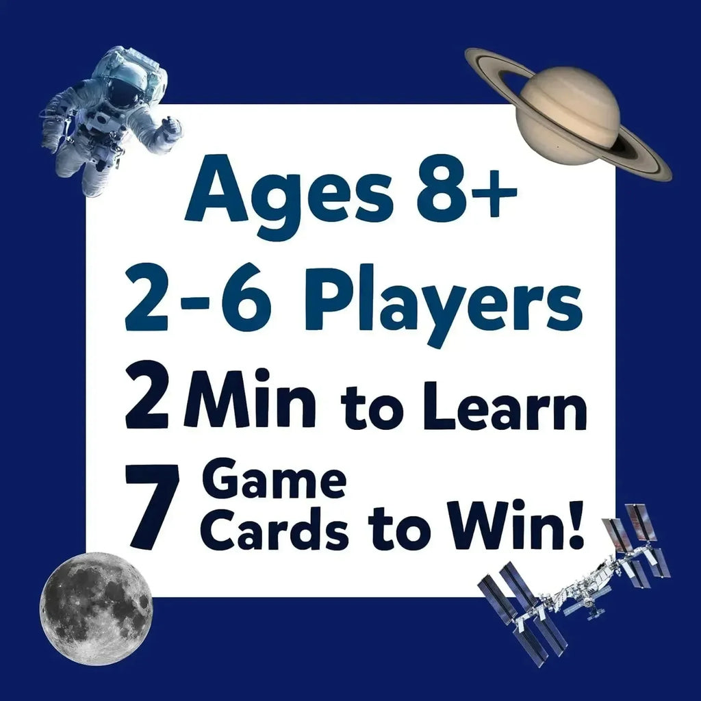 Skillmatics Guess in 10 All About Space – Educational Space-Themed Card Game for Kids Ages 8+ | 50 Game Cards, Clue Cards & Bonus Questions | Promotes Critical Thinking & Family Fun - Naivri