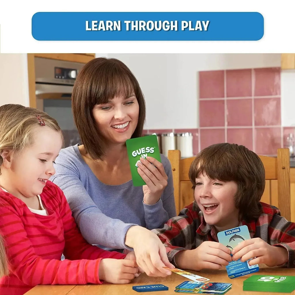 Skillmatics Guess in 10 – Animal Kingdom | Quick Question Card Game for Ages 6+ | Fun Educational Family Game for Kids & Adults | Giftable Learning Game - Naivri