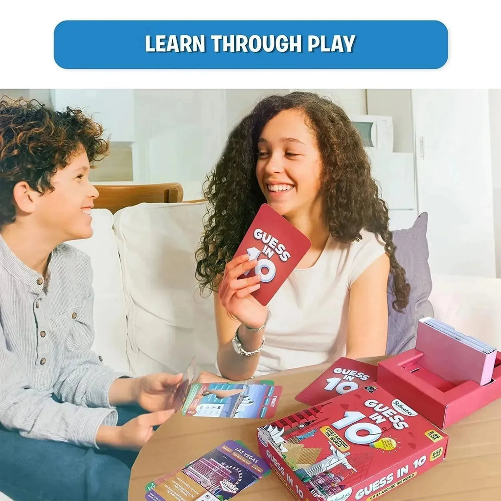 Skillmatics Guess in 10 Cities Around the World – Educational Card Game for Kids, Families & Travel Fun - Naivri