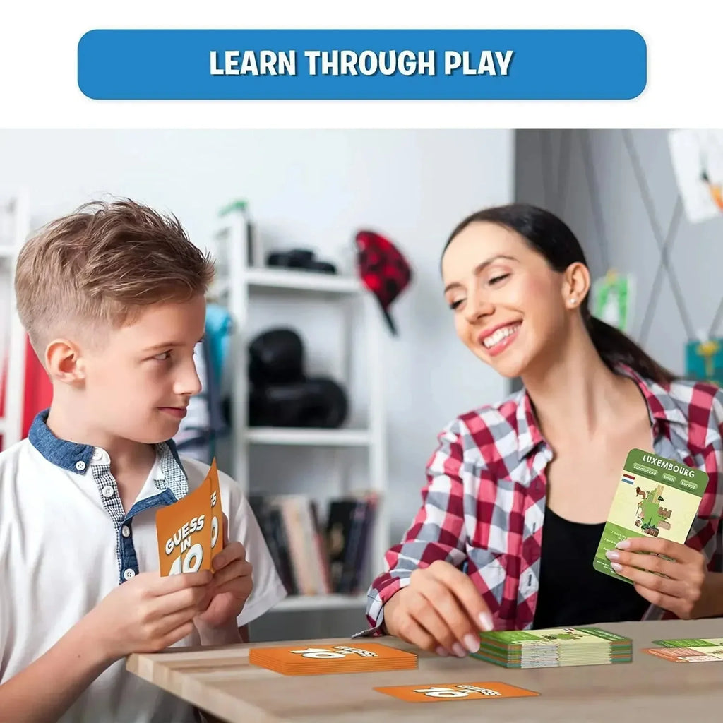 Skillmatics Guess in 10 Countries of The World – Educational Geography Card Game for Kids 6+ | 50 Country Cards & 6 Clue Cards | Develops Critical Thinking & Global Awareness - Naivri