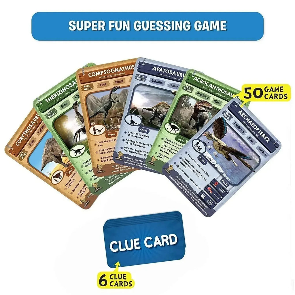 Skillmatics Guess in 10 Deadly Dinosaurs – Engaging Educational Card Game for Kids - Naivri
