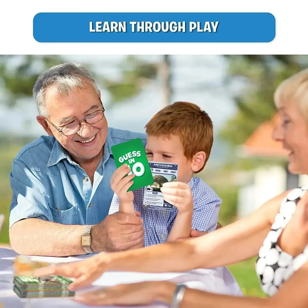 Skillmatics Guess in 10 Deadly Dinosaurs – Engaging Educational Card Game for Kids - Naivri