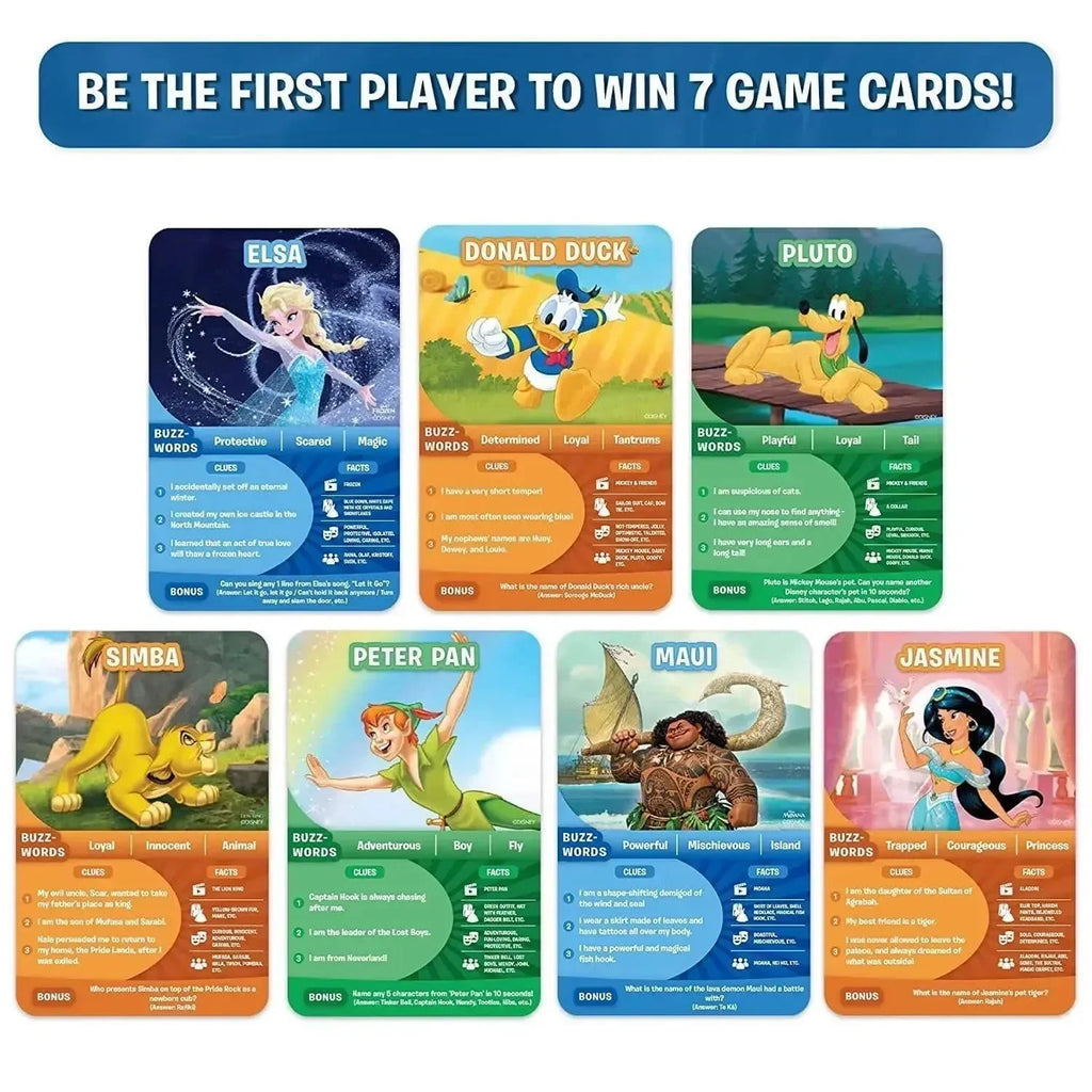 Skillmatics Guess in 10: Disney Edition – Family Trivia Card Game for Ages 6+ | Fun Educational Guessing Game Featuring 52 Disney Characters | Portable & Giftable - Naivri