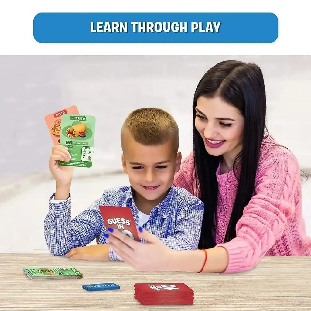 Skillmatics Guess in 10 Foods Around the World – Educational & Fun Card Game for Kids - Naivri