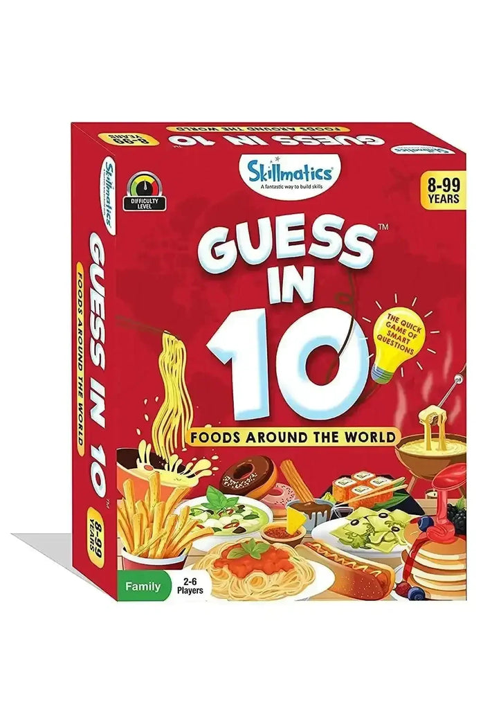Skillmatics Guess in 10 Foods Around the World – Educational & Fun Card Game for Kids - Naivri