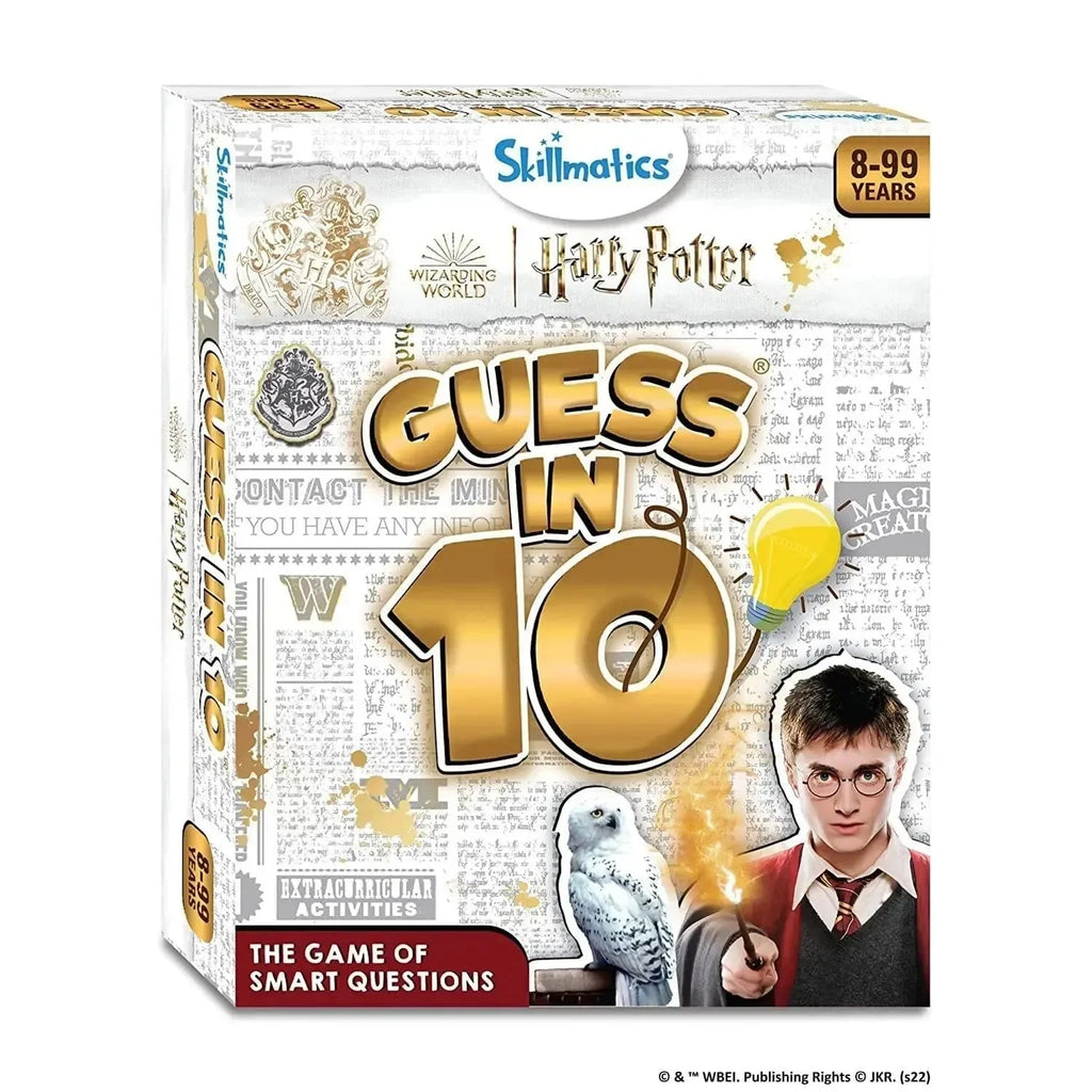 Skillmatics Guess in 10 Harry Potter – Interactive Harry Potter Character Card Game for Kids & Families | 52 Cards & Clue Cards | Develops Communication & Critical Thinking - Naivri