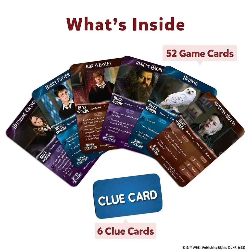 Skillmatics Guess in 10 Harry Potter – Interactive Harry Potter Character Card Game for Kids & Families | 52 Cards & Clue Cards | Develops Communication & Critical Thinking - Naivri