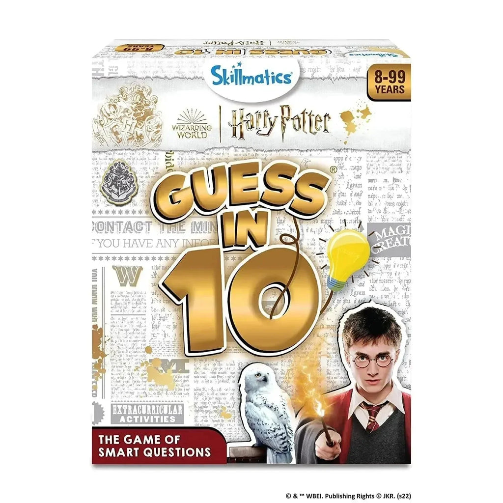 Skillmatics Guess in 10 Harry Potter – Interactive Harry Potter Character Card Game for Kids & Families | 52 Cards & Clue Cards | Develops Communication & Critical Thinking - Naivri