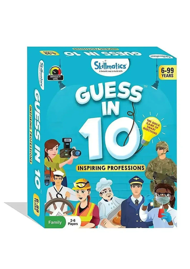 Skillmatics Guess in 10 Inspiring Professions – Educational Card Game for Kids | Learn 50 Professions | Develop Critical Thinking & Communication Skills - Naivri