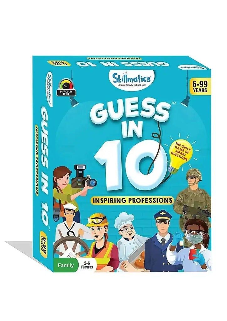 Skillmatics Guess in 10 Inspiring Professions – Educational Card Game for Kids | Learn 50 Professions | Develop Critical Thinking & Communication Skills - Naivri
