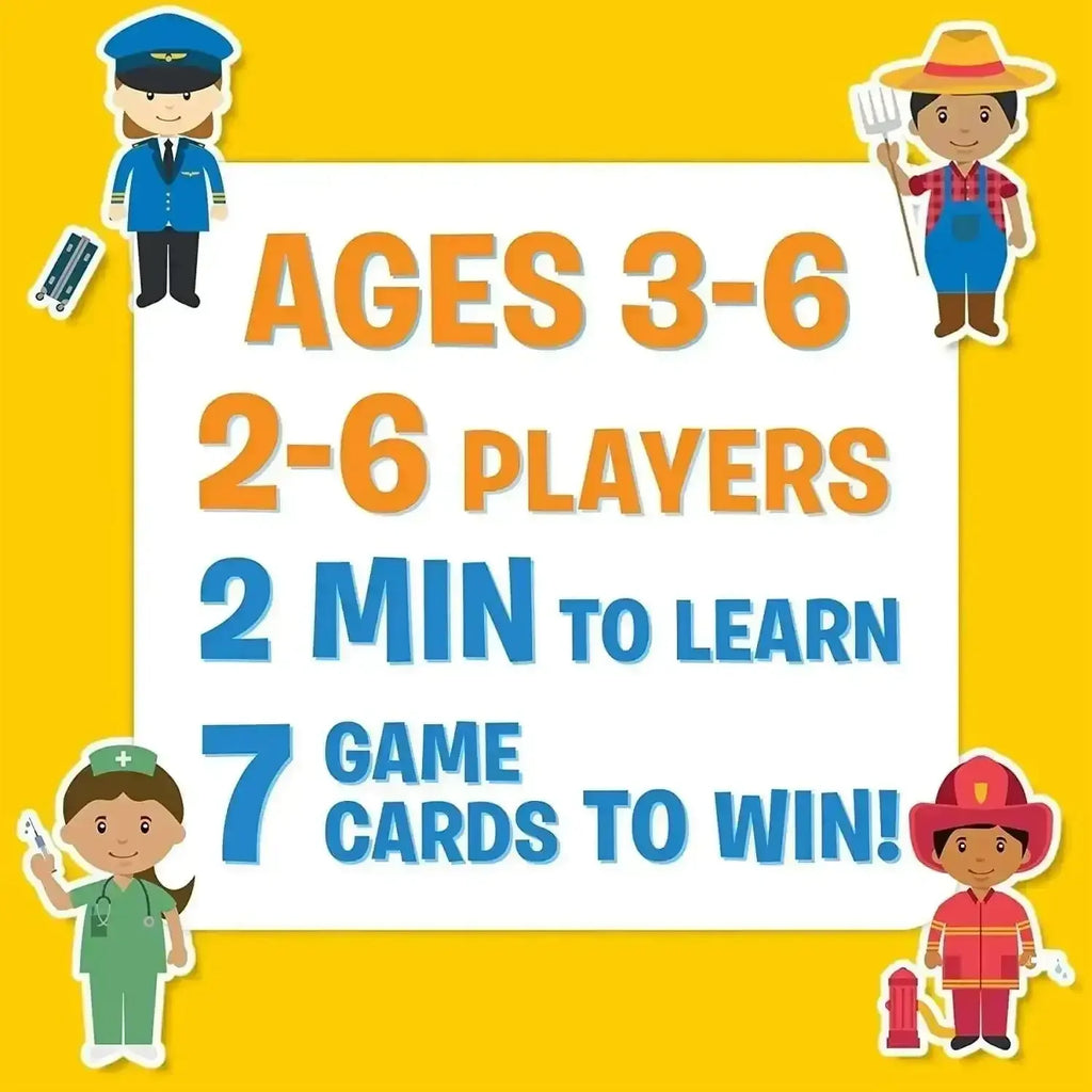 Skillmatics Guess in 10 Junior – Community Helpers | Card Game for Preschoolers Ages 3 to 6 | Travel Friendly, Educational & Fun - Naivri