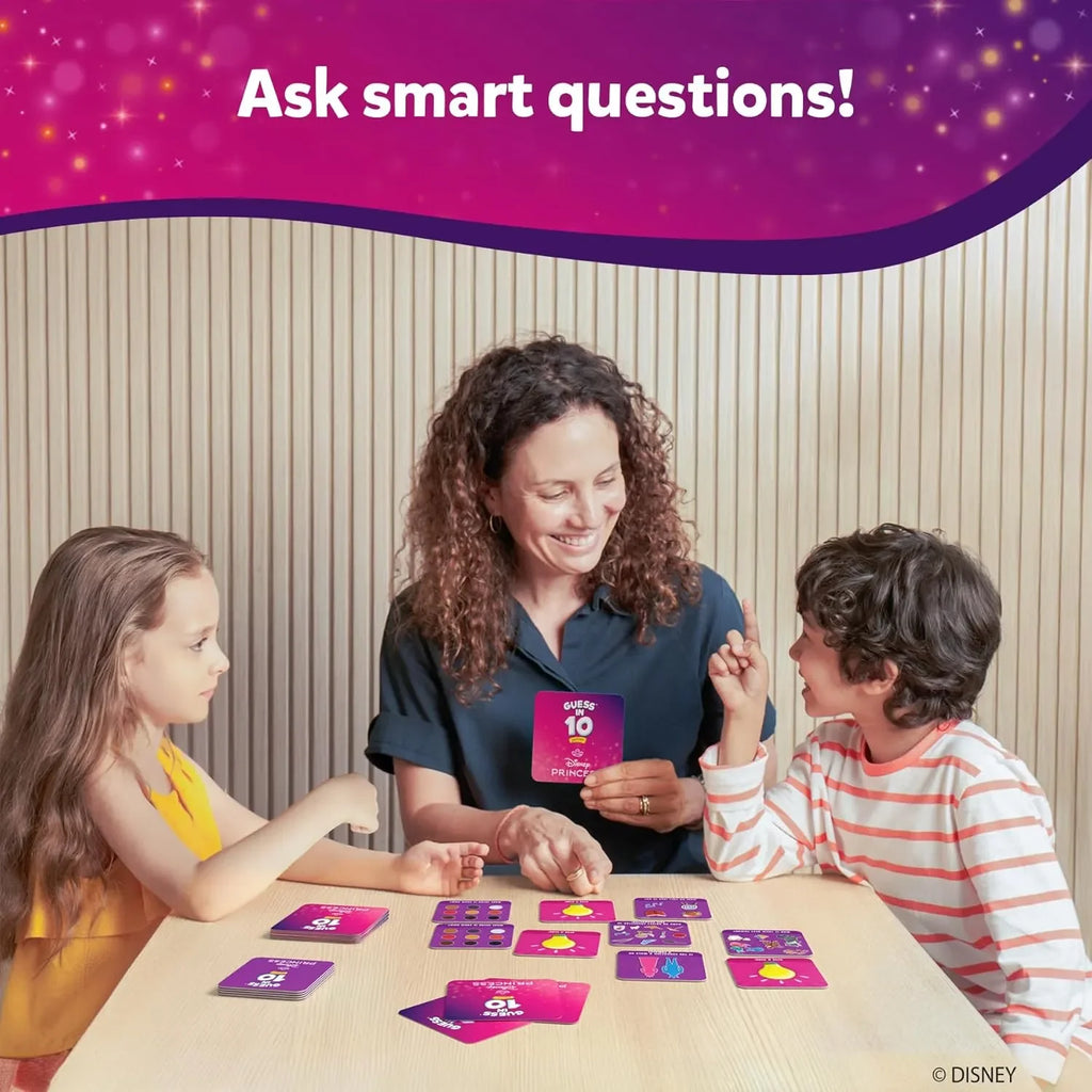 Skillmatics Guess in 10 Junior – Disney Princess Edition | Educational Card Game for Ages 3 to 6 | No Reading Required - Naivri