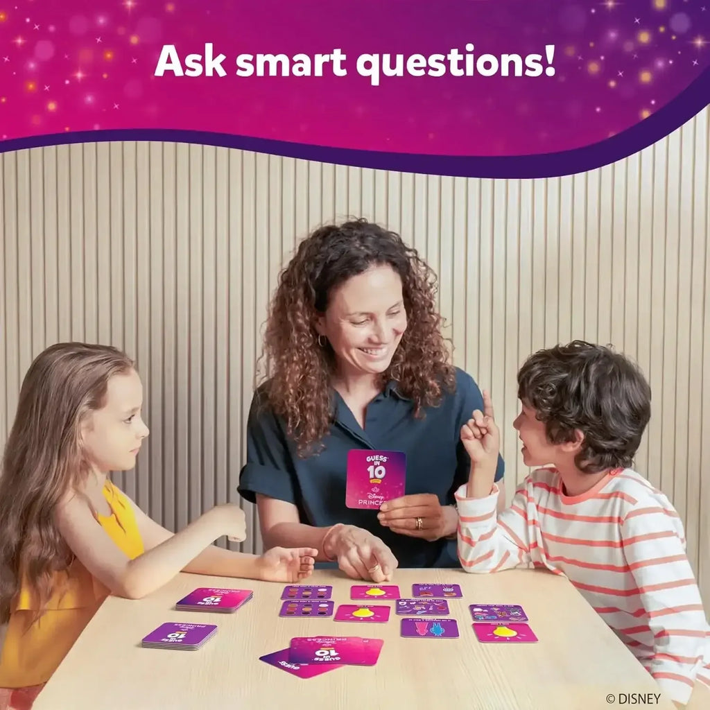 Skillmatics Guess in 10 Junior – Disney Princess Edition | Educational Card Game for Ages 3 to 6 | No Reading Required - Naivri