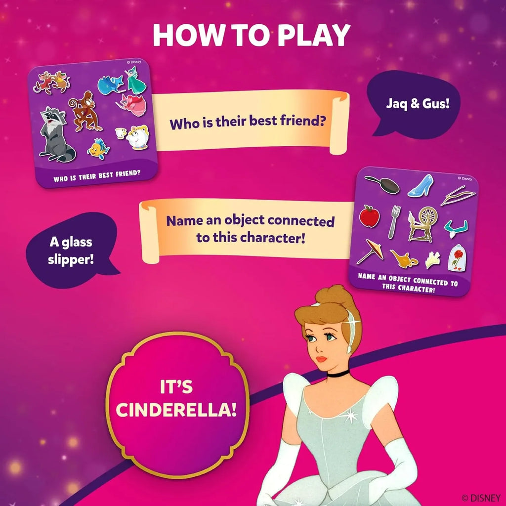 Skillmatics Guess in 10 Junior – Disney Princess Edition | Educational Card Game for Ages 3 to 6 | No Reading Required - Naivri
