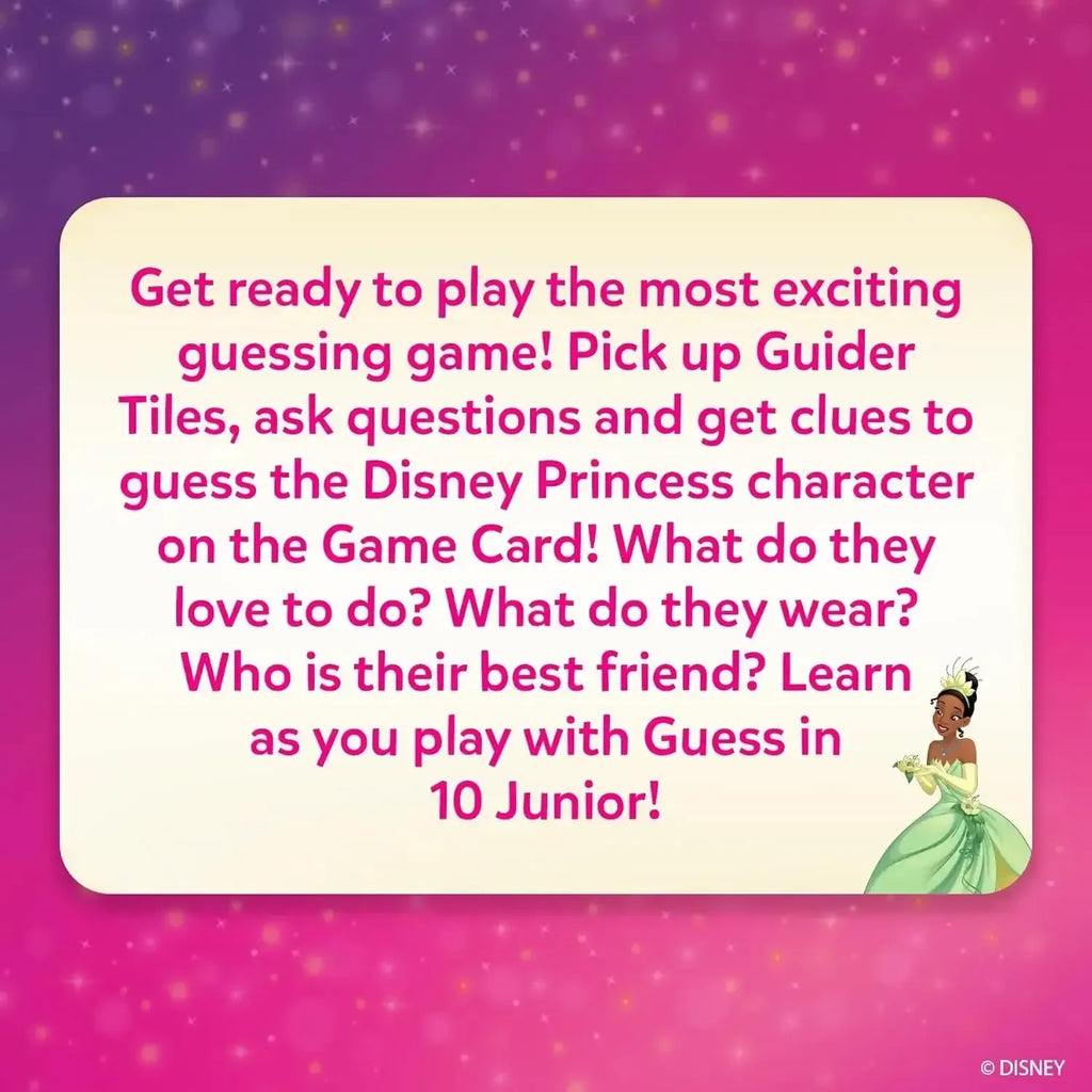Skillmatics Guess in 10 Junior – Disney Princess Edition | Educational Card Game for Ages 3 to 6 | No Reading Required - Naivri