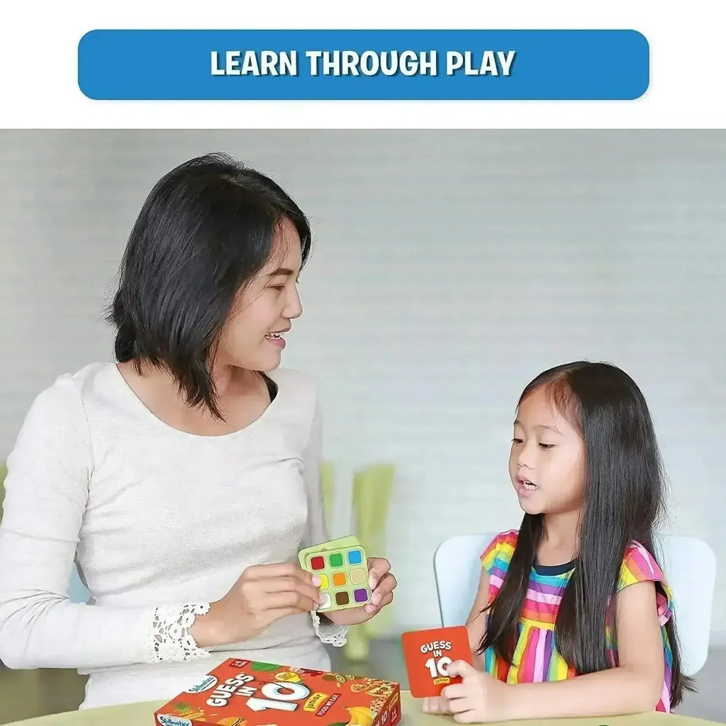 Skillmatics Guess in 10 Junior Food We Eat – Educational Card Game for Preschoolers | Develop Critical Thinking & Communication Skills - Naivri