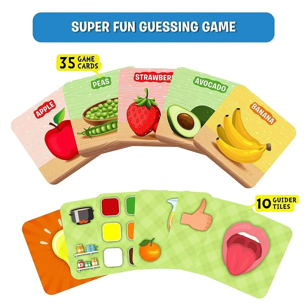 Skillmatics Guess in 10 Junior Food We Eat – Educational Card Game for Preschoolers | Develop Critical Thinking & Communication Skills - Naivri