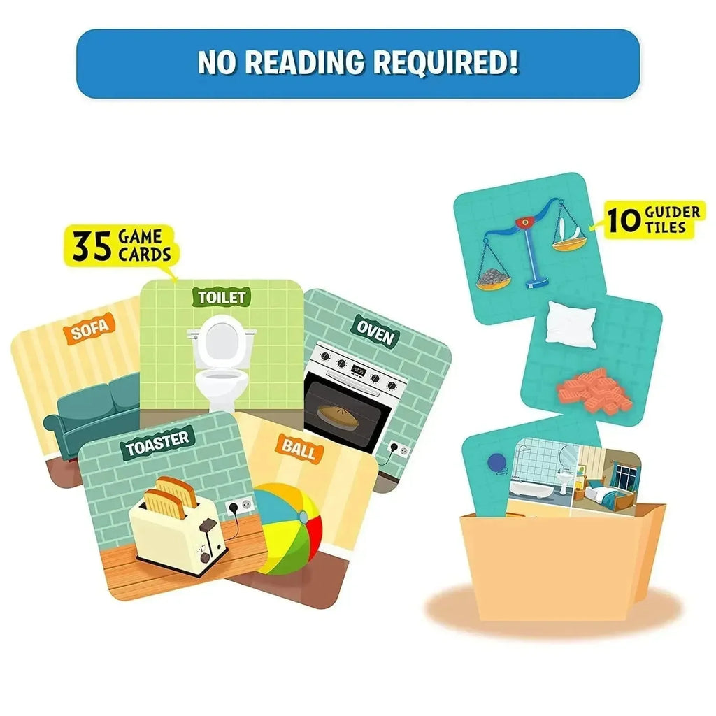 Skillmatics Guess in 10 Junior Inside My House – Educational Card Game for Preschoolers | Develop Cognitive & Communication Skills - Naivri