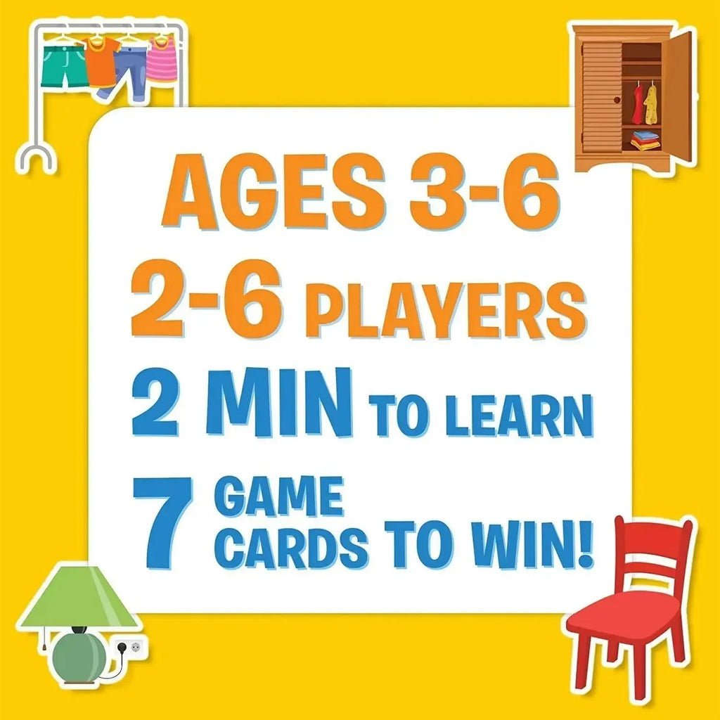 Skillmatics Guess in 10 Junior Inside My House – Educational Card Game for Preschoolers | Develop Cognitive & Communication Skills - Naivri