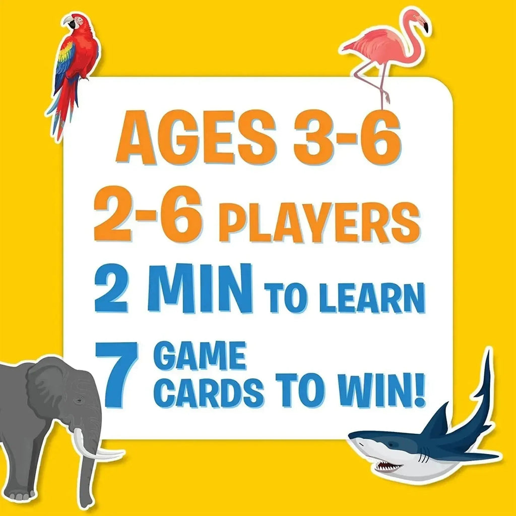 Skillmatics Guess in 10 Junior World of Animals – Educational Card Game for Preschoolers (Ages 3-6) - Naivri