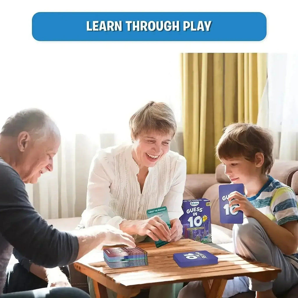 Skillmatics Guess in 10 Legendary Landmark | Learn Global History, Culture & Geography Through an Exciting Card Game | Family & Kids Game - Naivri
