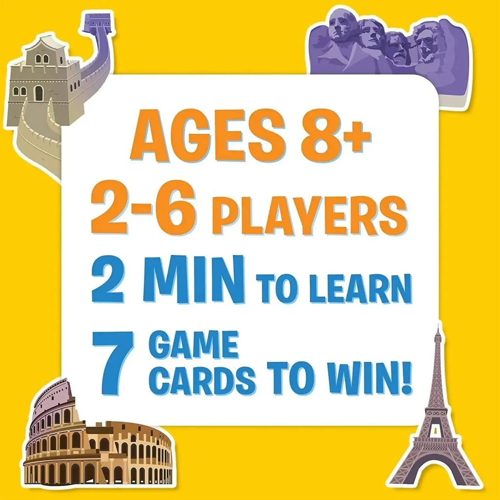 Skillmatics Guess in 10 Legendary Landmark | Learn Global History, Culture & Geography Through an Exciting Card Game | Family & Kids Game - Naivri