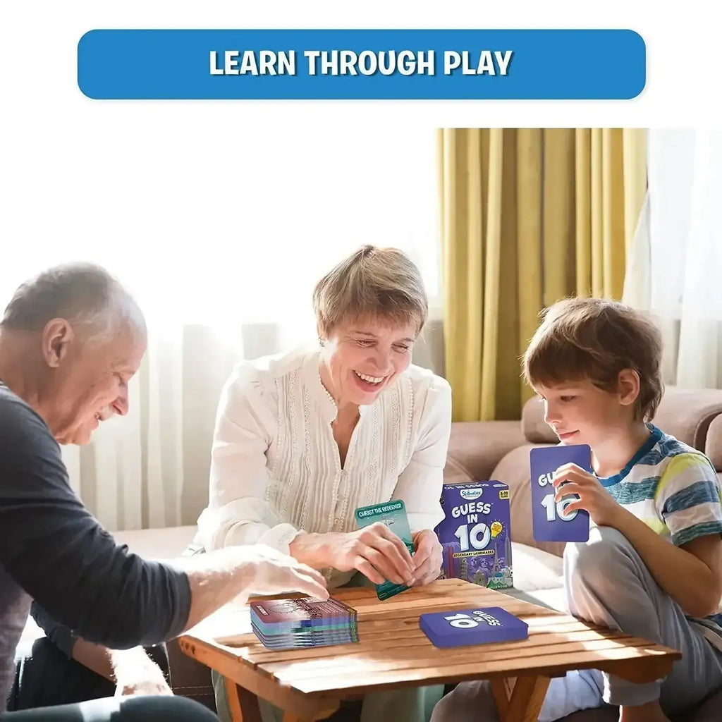Skillmatics Guess in 10 Legendary Landmark | Learn Global History, Culture & Geography Through an Exciting Card Game | Family & Kids Game - Naivri