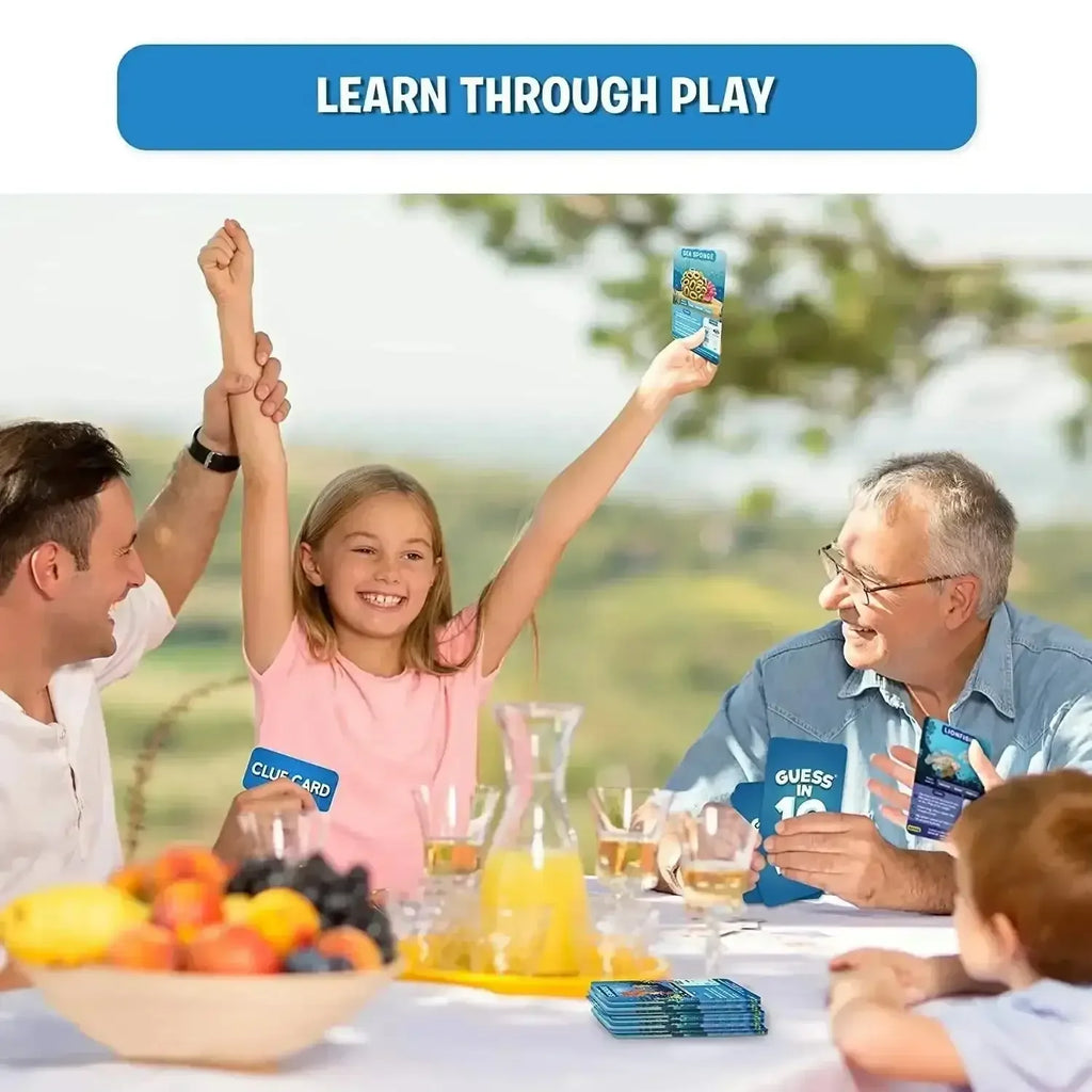 Skillmatics Guess in 10 Underwater Animals – Educational Question & Answer Card Game for Kids - Naivri