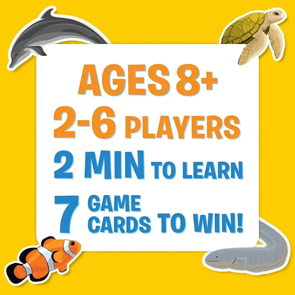 Skillmatics Guess in 10 Underwater Animals – Educational Question & Answer Card Game for Kids - Naivri