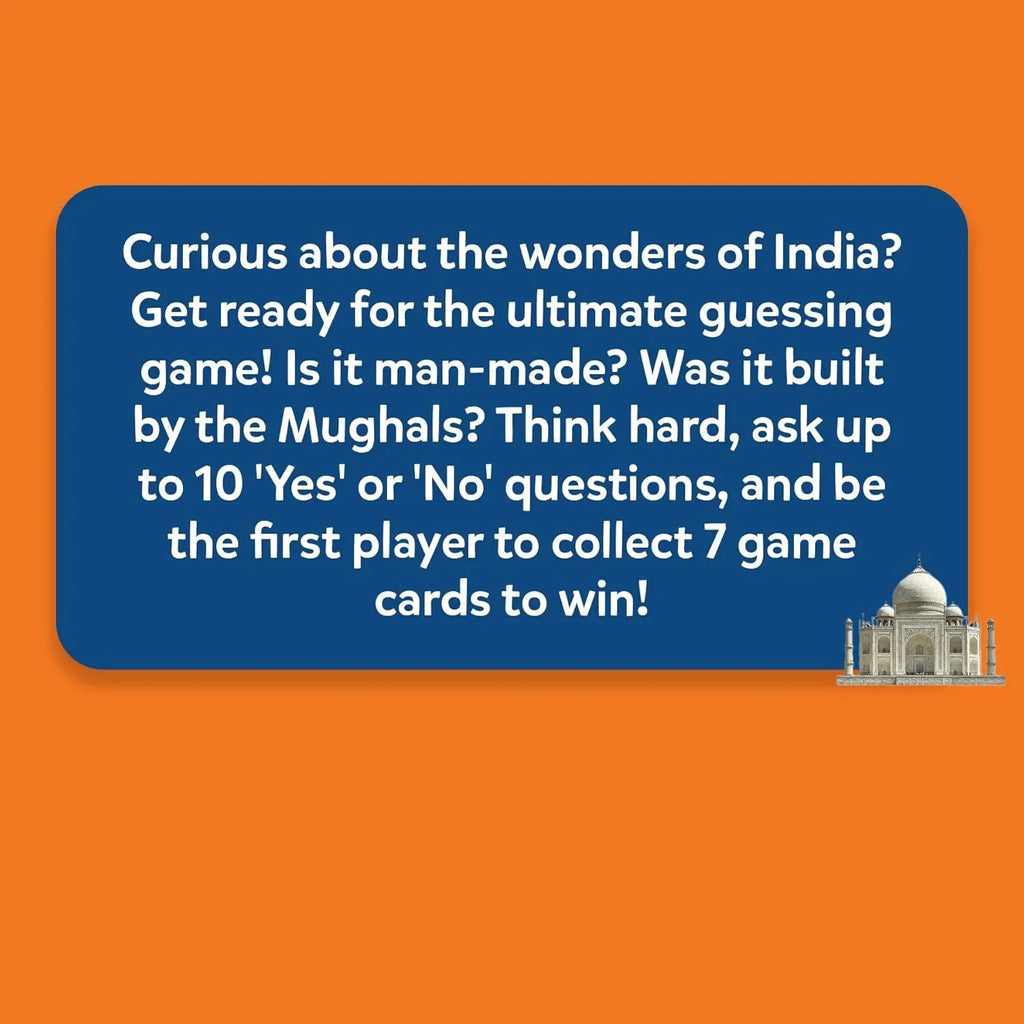 Skillmatics Guess in 10: Wonders of India | Educational Card Game for Ages 8+ | Trivia, Strategy & Family Fun - Naivri