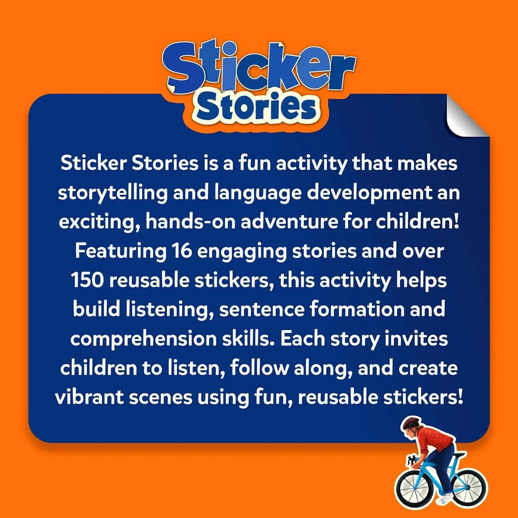 Skillmatics Learning Stickers - 150+ Reusable Stickers for Creative Storytelling & Skill-Building | Educational Travel Activity | Preschool & Kindergarten Toy | Ages 3–7 - Naivri