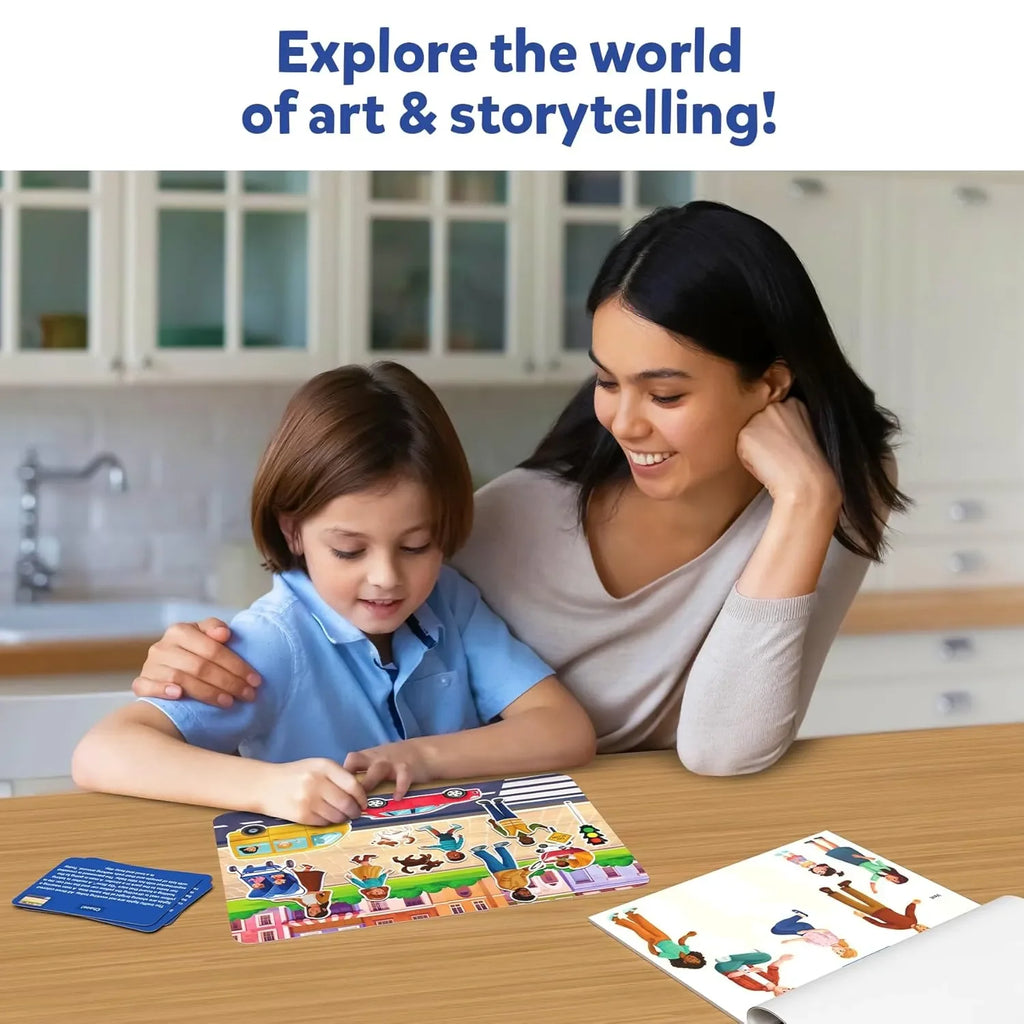 Skillmatics Learning Stickers - 150+ Reusable Stickers for Creative Storytelling & Skill-Building | Educational Travel Activity | Preschool & Kindergarten Toy | Ages 3–7 - Naivri