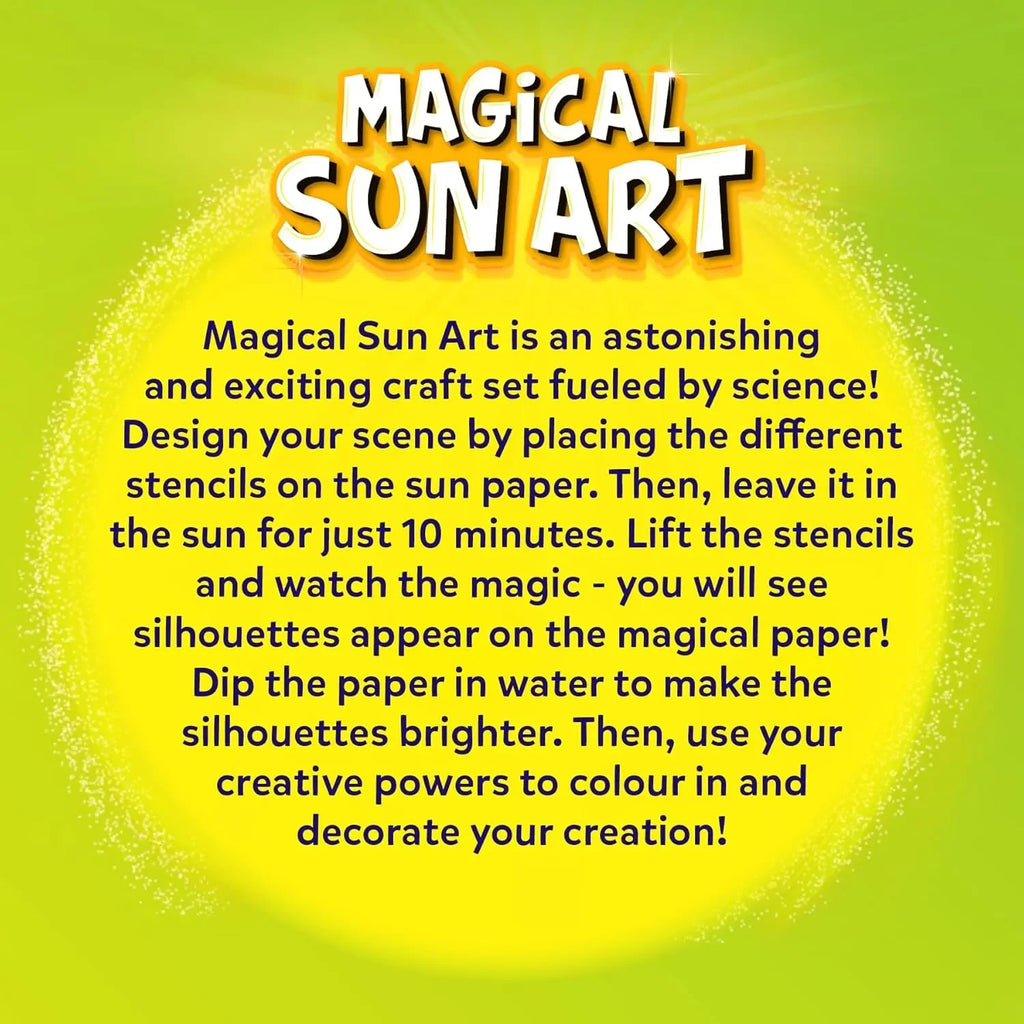 Skillmatics Magical Sun Paper Art Kit | Mess-Free STEM Craft Kit for Kids | Design with Stencils & Sunlight | Creative Indoor & Outdoor Fun | Ideal Gifts for Ages 4–12 - Naivri