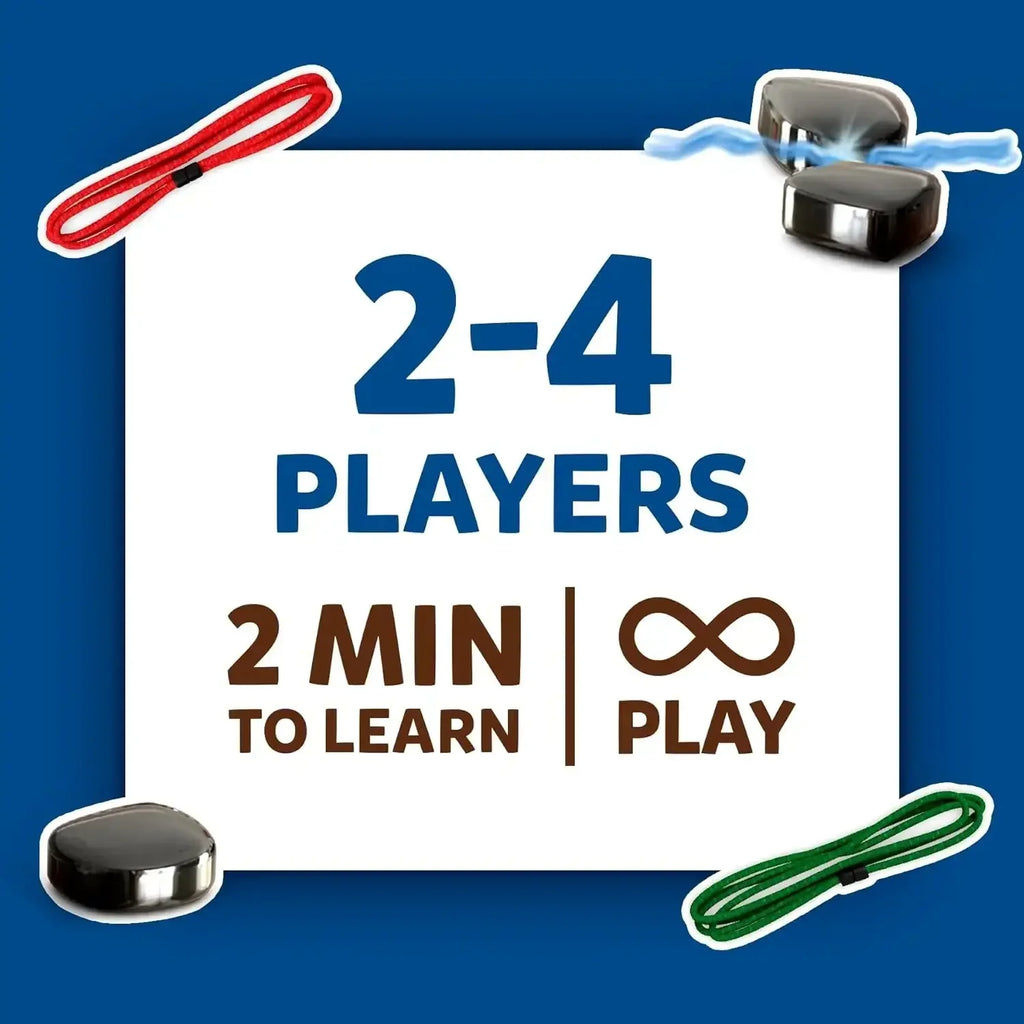 Skillmatics Magnetic Strategy Challenge – Fast-Paced Family Game for Ages 4 to 99 - Naivri