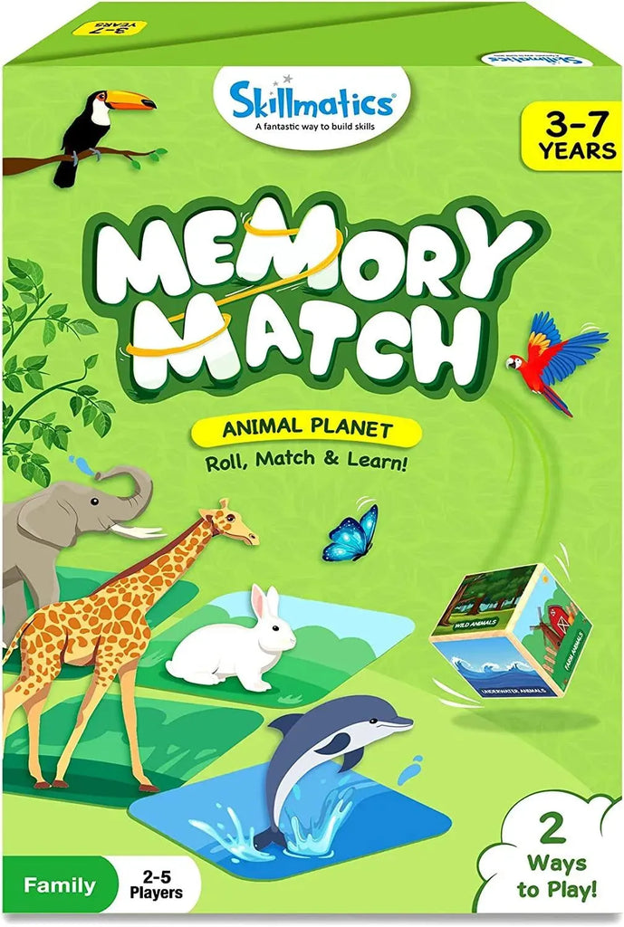 Skillmatics Memory Match Animal Planet - Naivri