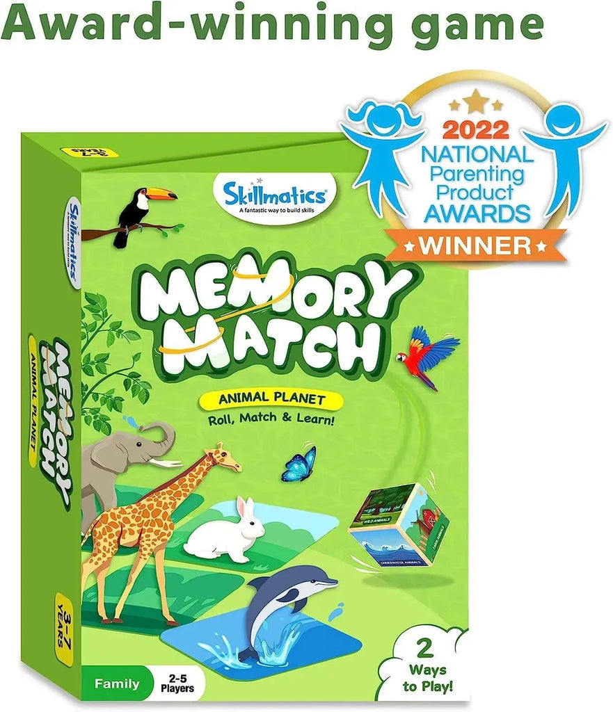 Skillmatics Memory Match Animal Planet - Naivri