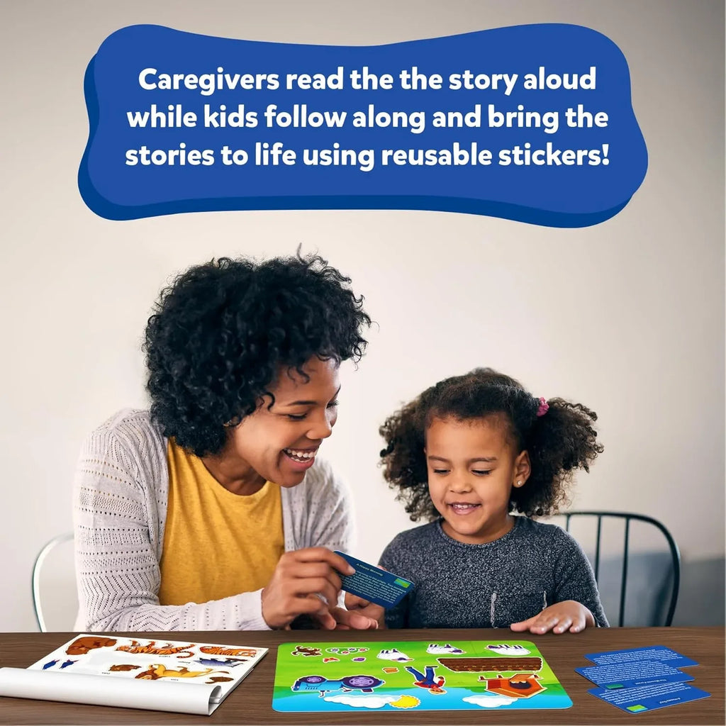 Skillmatics Reusable Stickers – Animals: Creative Story Building Kit for Kids | 150+ Stickers | Preschool Educational Toy | Travel-Friendly | Ideal Gift for Ages 3–7 - Naivri