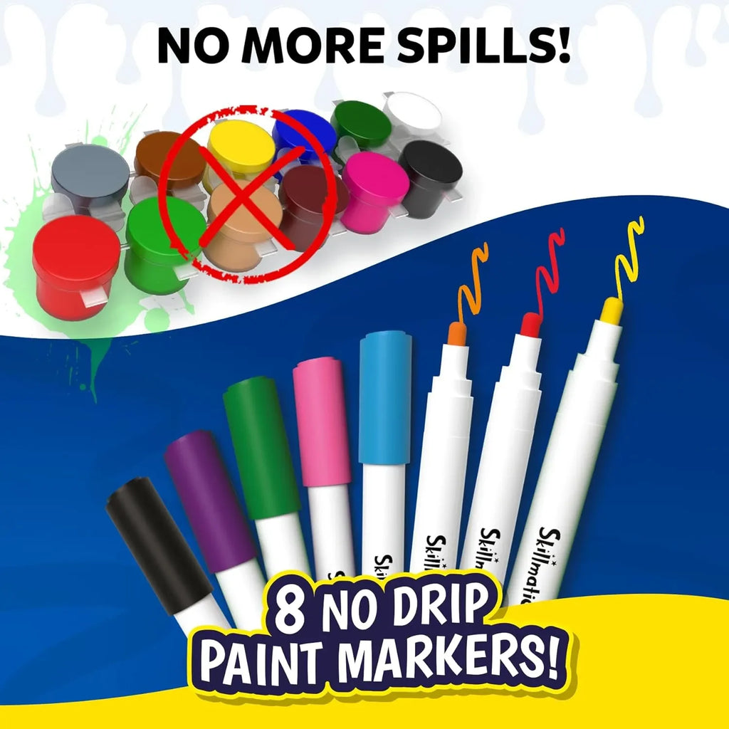 Skillmatics Rock Painting Kit – DIY Art & Craft Activity for Kids | Mess-Free Painting, Decorative Rock Craft Set | For Ages 4 to 12 - Naivri