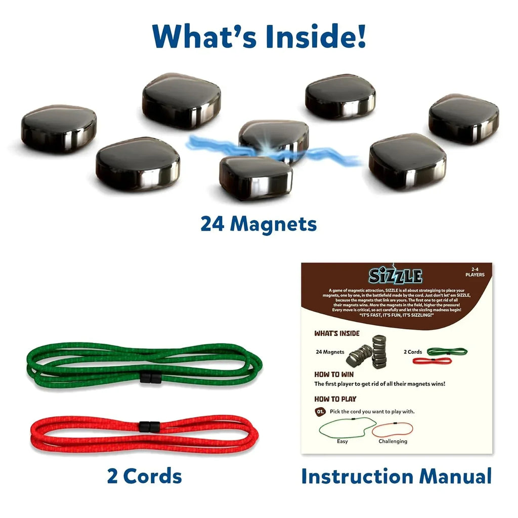 Skillmatics Sizzle - Magnetic Strategy Game for Kids & Family - Naivri