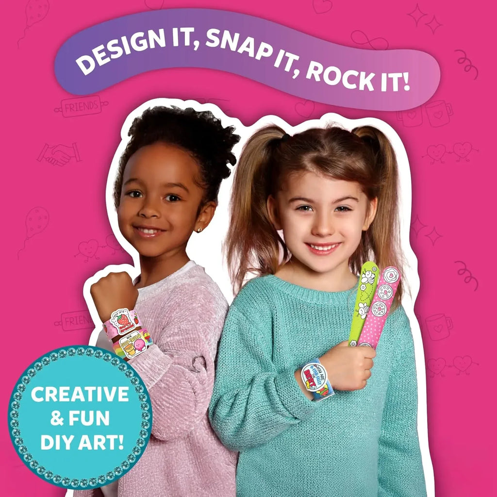 Skillmatics Snap Bandz – DIY Friendship Bracelet Craft Kit for Kids - Naivri