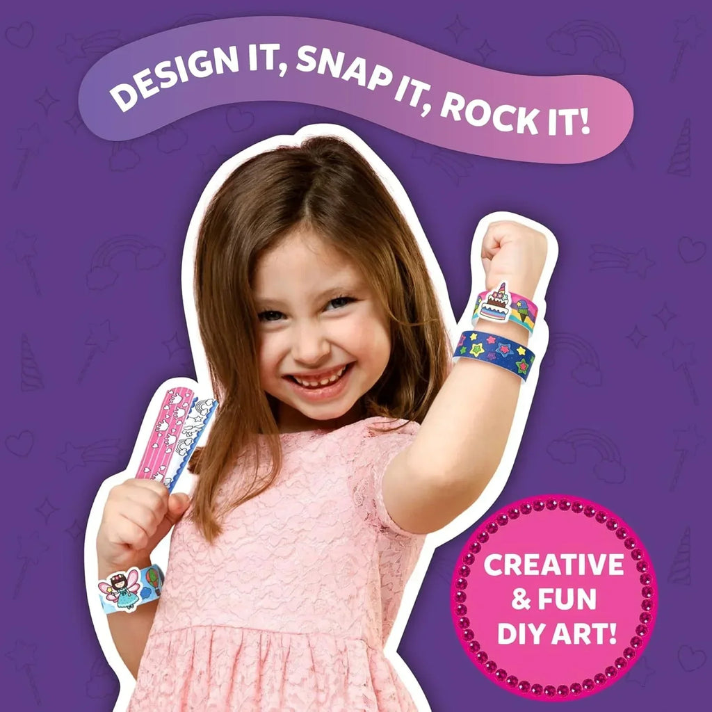 Skillmatics Snap Bandz – DIY Unicorns & Princesses Bracelet Craft Kit for Kids - Naivri
