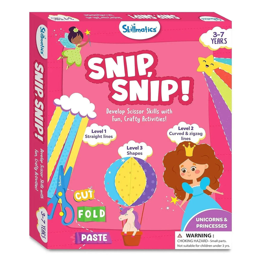 Skillmatics Snip Snip Pink Develop Scissor Skills - Naivri